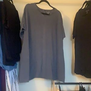 AE grey tie back tunic